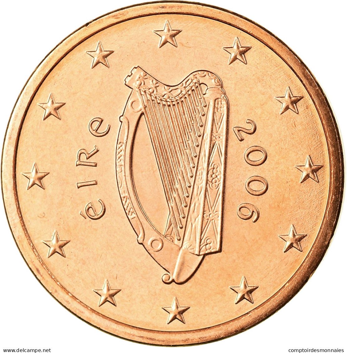 IRELAND REPUBLIC, 5 Euro Cent, 2006, FDC, Copper Plated Steel, KM:34 - Irlanda