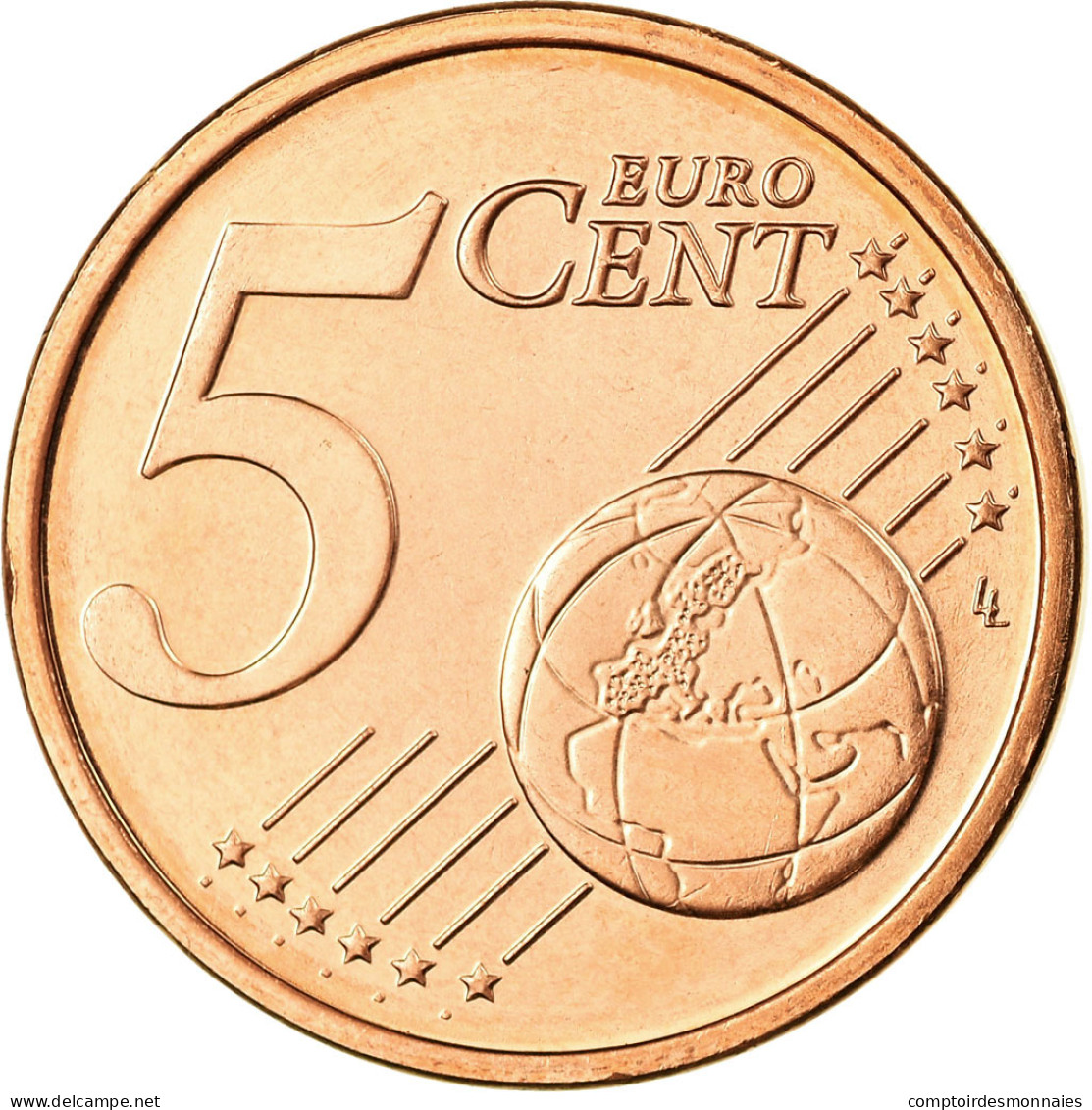 IRELAND REPUBLIC, 5 Euro Cent, 2006, FDC, Copper Plated Steel, KM:34 - Irlanda