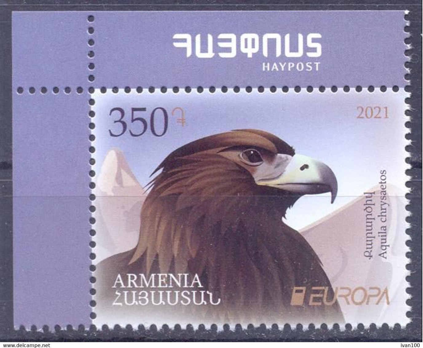 2021. Armenia, Europa 2021, 1v,  Mint/** - Armenien