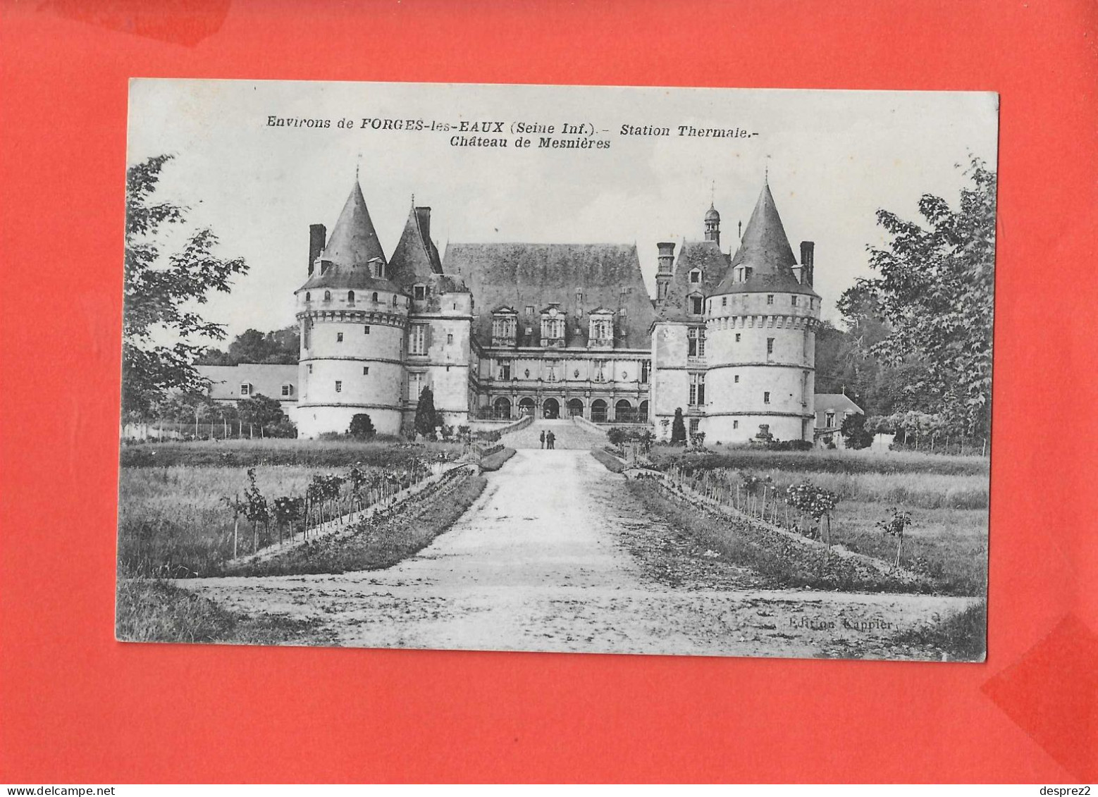 76 Chateau De MESNIERES Cpa       Edit Kappier - Mesnières-en-Bray