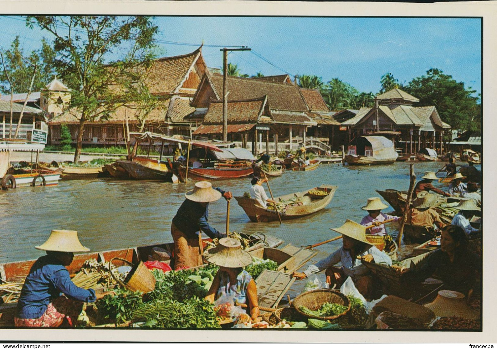 12547 - THAILAND - BANGKOK -  Marché Flottant - Thaïlande