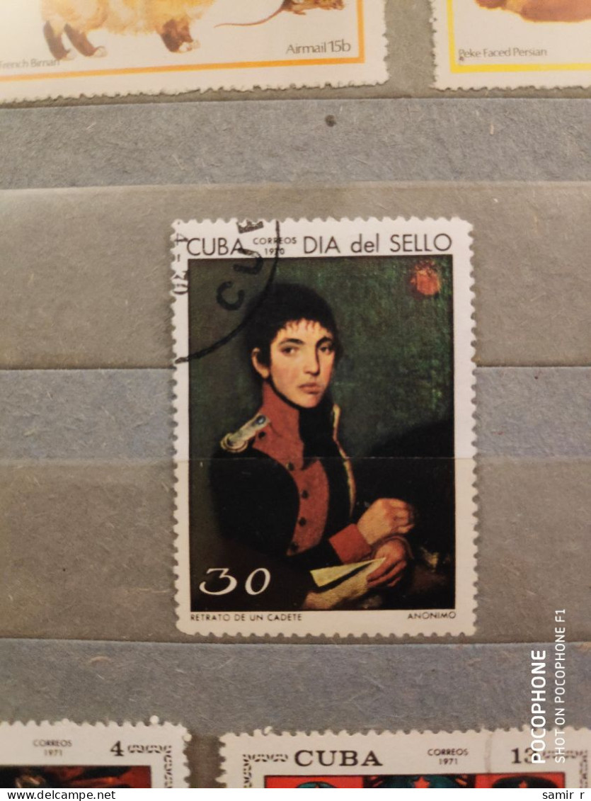 1970 Cuba Paintings (F17) - Usati