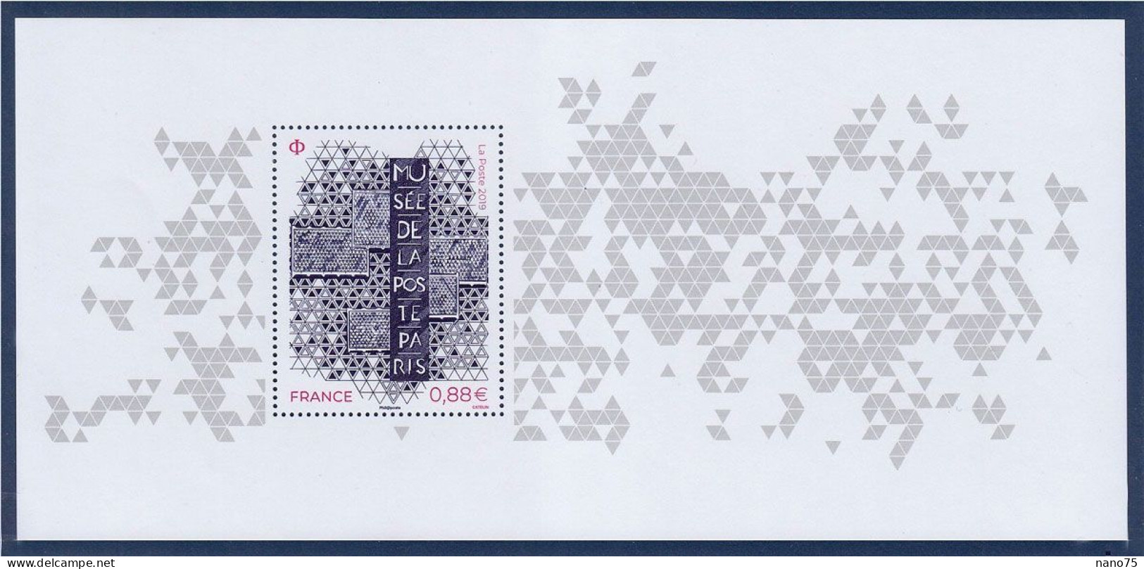 2019 - BLOC SOUVENIR PHILATELIQUE N° 161 "MUSEE DE LA POSTE" - (Timbre Y&T N° 5356 ) Neuf Sous Blister - Blocs Souvenir