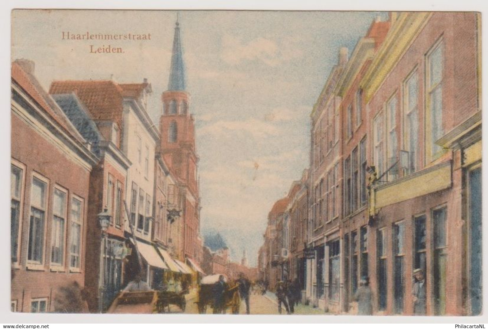 Leiden - Illustratie Haarlemmerstraat - Leiden