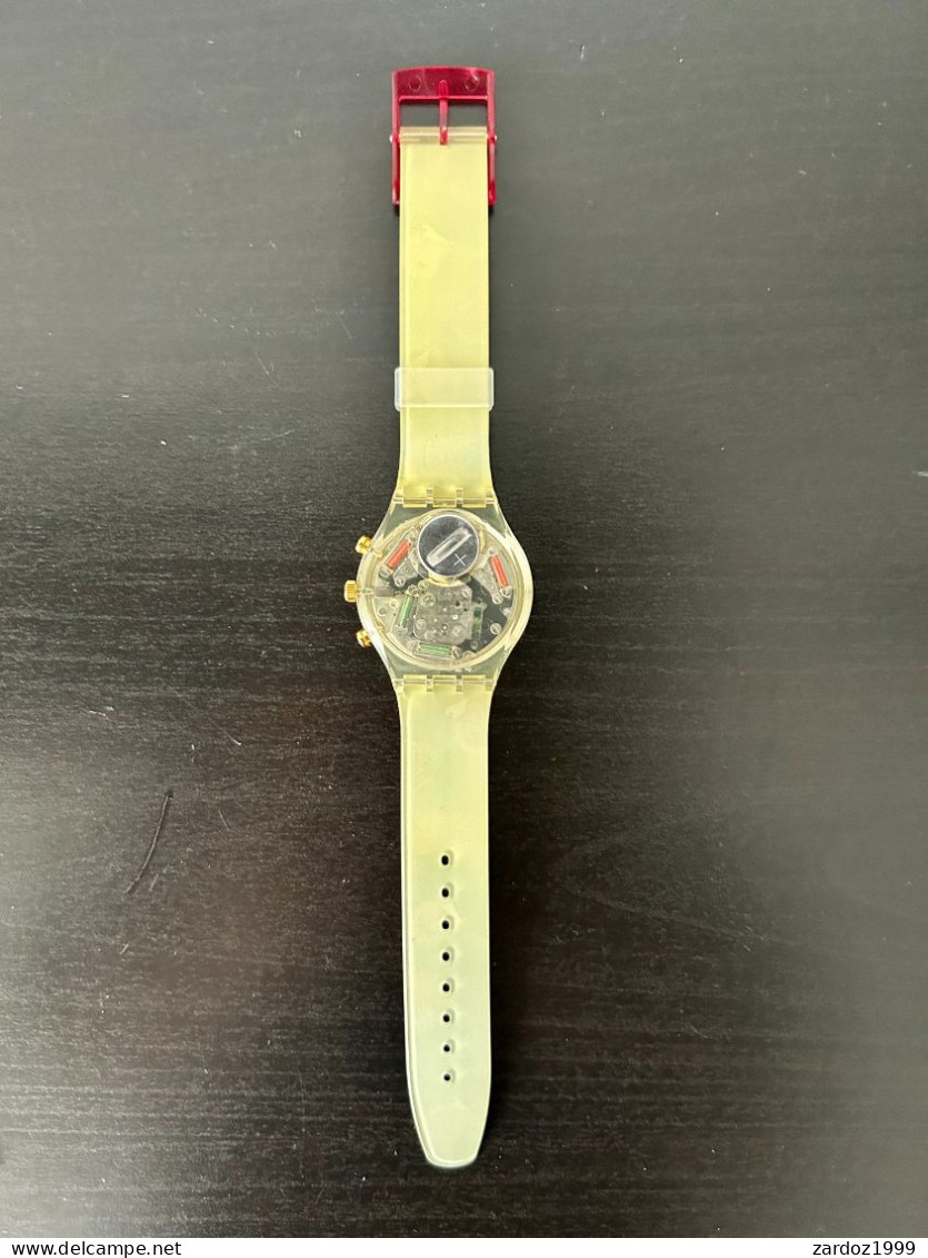 Superbe Swatch Modèle SCK102 'Chrono Riding Star' 1993 - Horloge: Modern