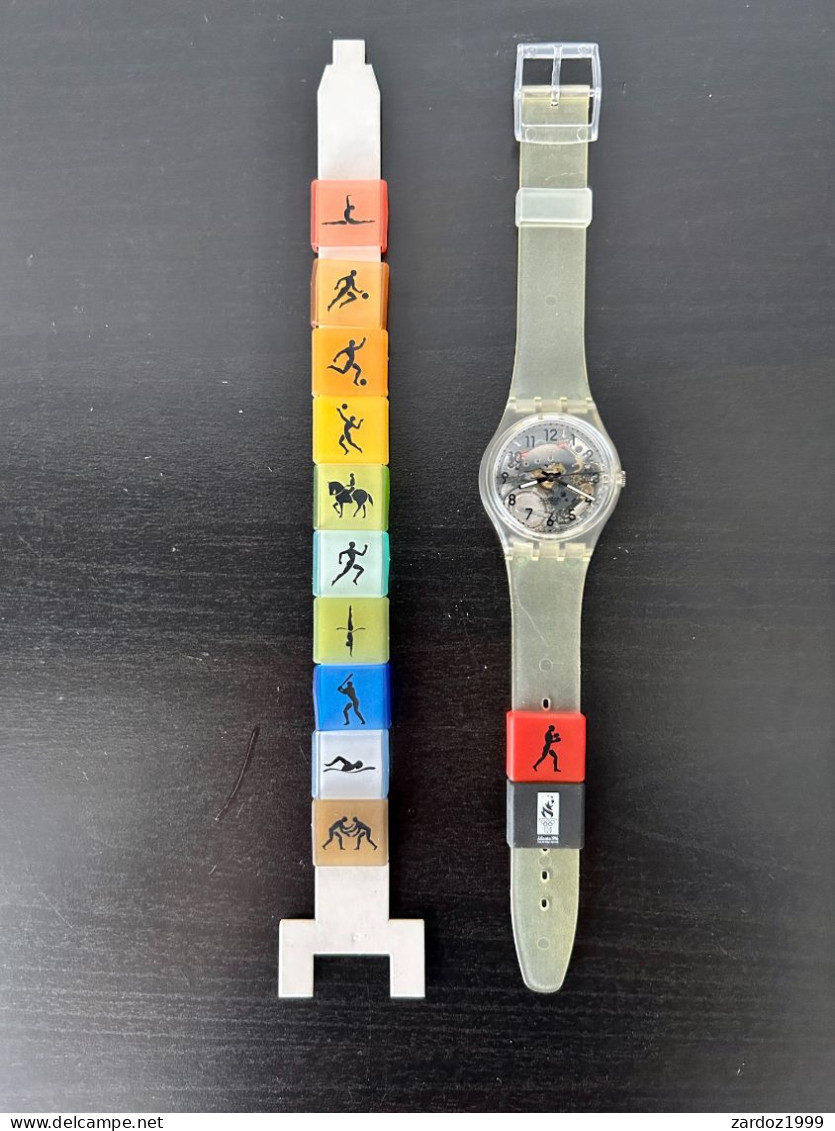 Superbe Swatch édition GK209SL Olympic Games Sport Atlanta 1996 - Watches: Modern