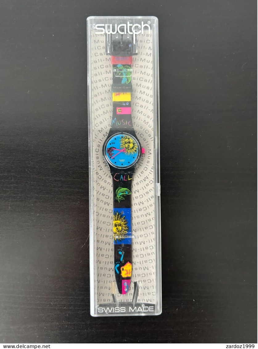 Swatch Modèle SLB101 Musical 'Europe In Concert' (1993), Music By Jean-Michel Jarre (1948). - Horloge: Modern