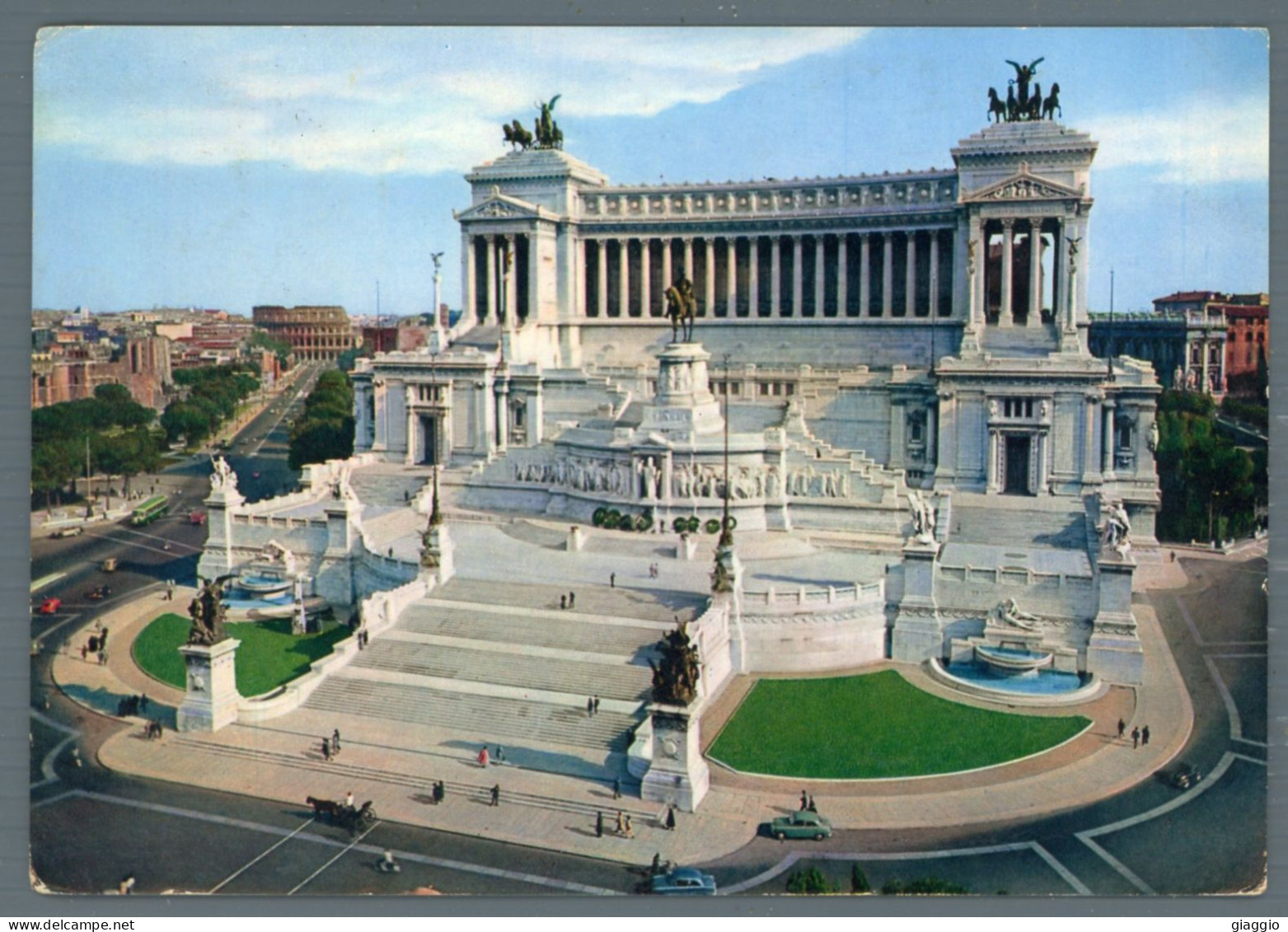 °°° Cartolina - Roma N. 1256 Altare Della Patria Viaggiata °°° - Altare Della Patria