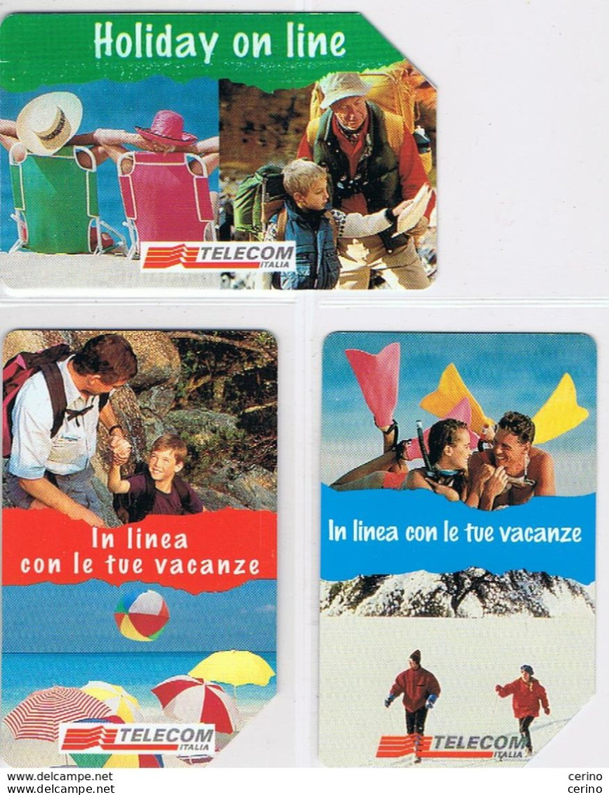 3  USATE  £. 5.000 + £. 10.000 + £. 15.000  -  31.12.1996  IN  LINEA  CON  LE  TUE  VACANZE  -  S. CPL. - Öff. Sonderausgaben