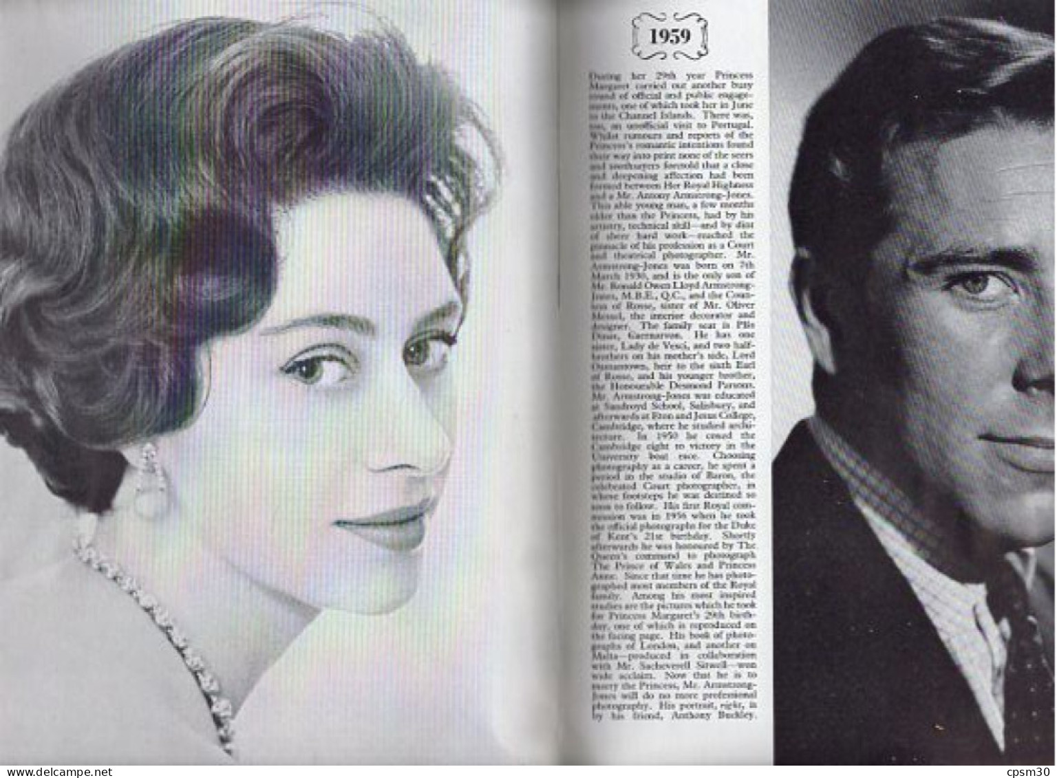 Princess MARGARET'S Betrothal Book, 1960