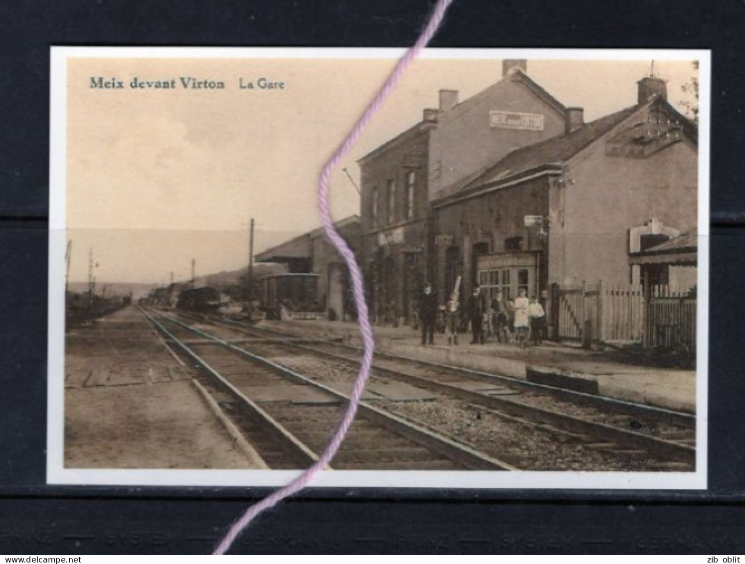 PHOTO  MEIX DEVANT VIRTON LUXEMBOURG STATION GARE REPRO - Meix-devant-Virton