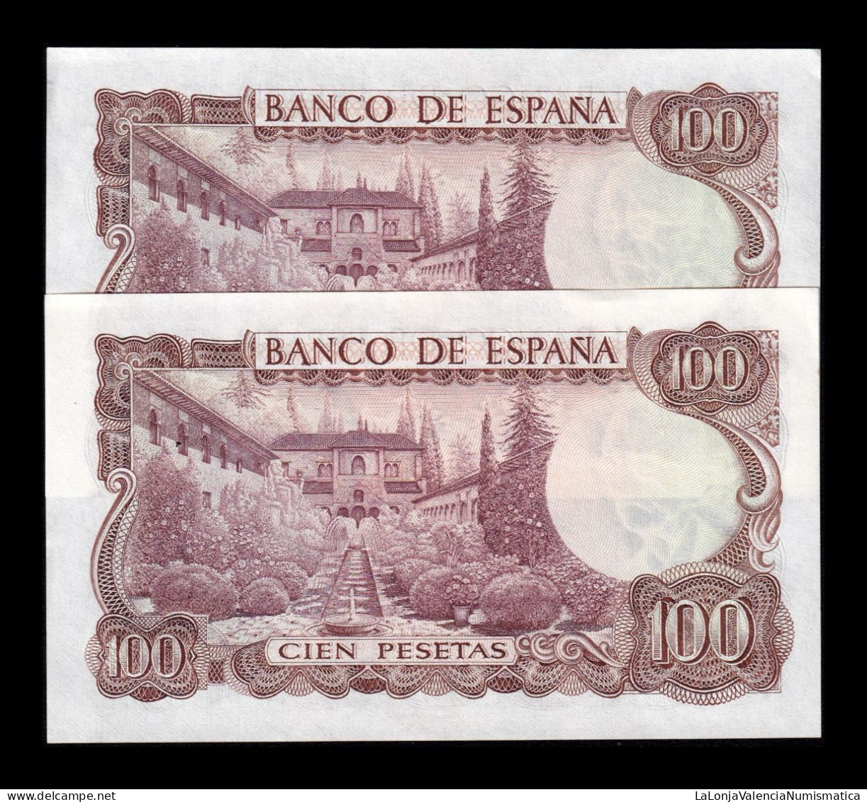 España Spain Pareja 100 Pesetas Manuel De Falla 1970 Pick 152a Serie 9B Sc- AUnc - 100 Pesetas