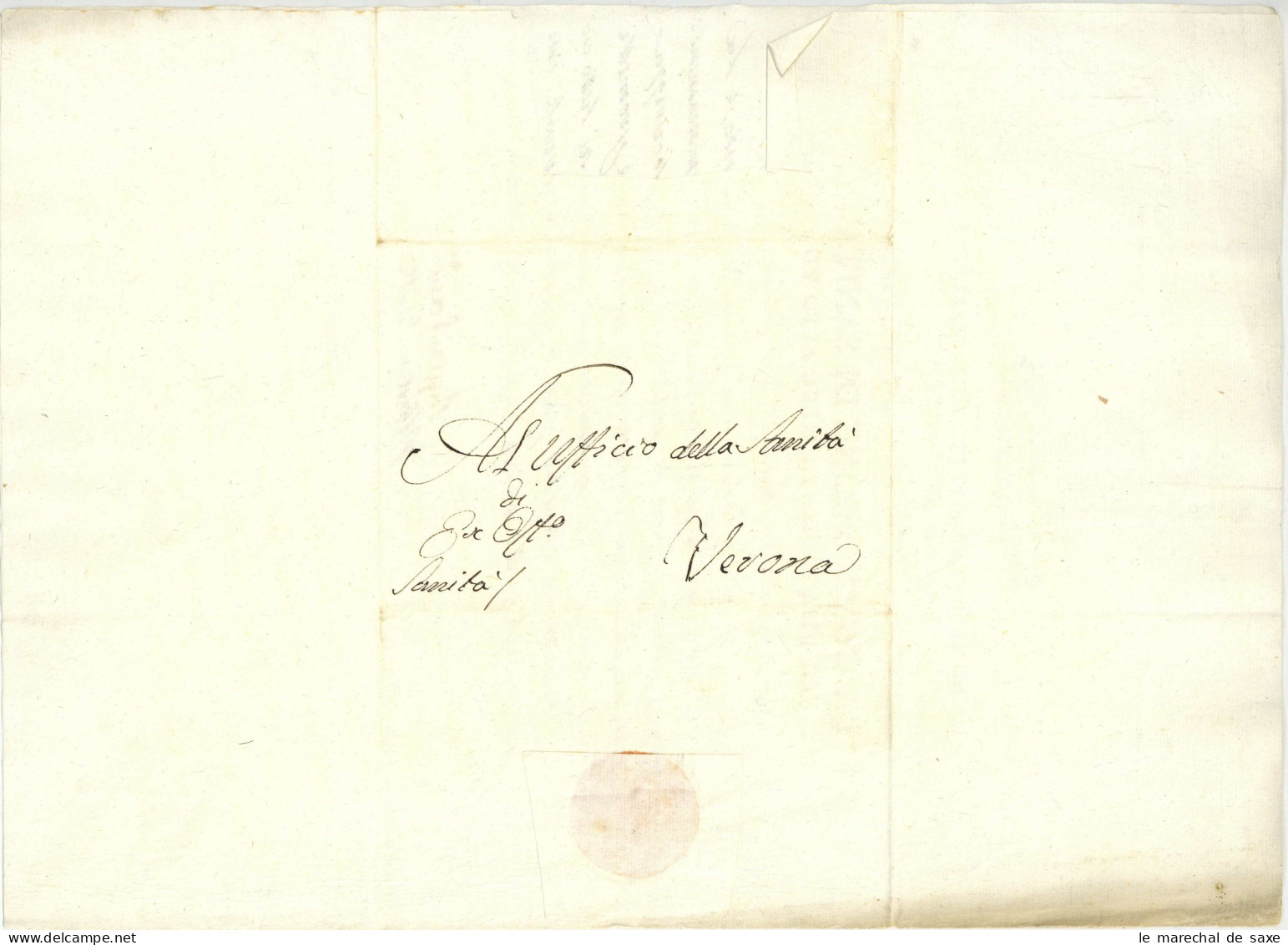Republique Cisalpine Cisalpina Cremona 1798 Verona Commissione Di Sanita Vignette - Documenti Storici