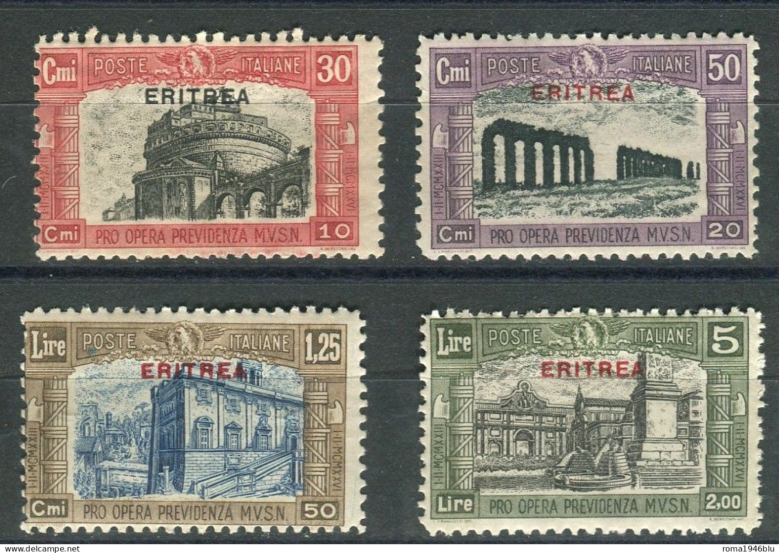 ERITREA 1929 MILIZIA II SERIE CPL. ** MNH - Eritrea