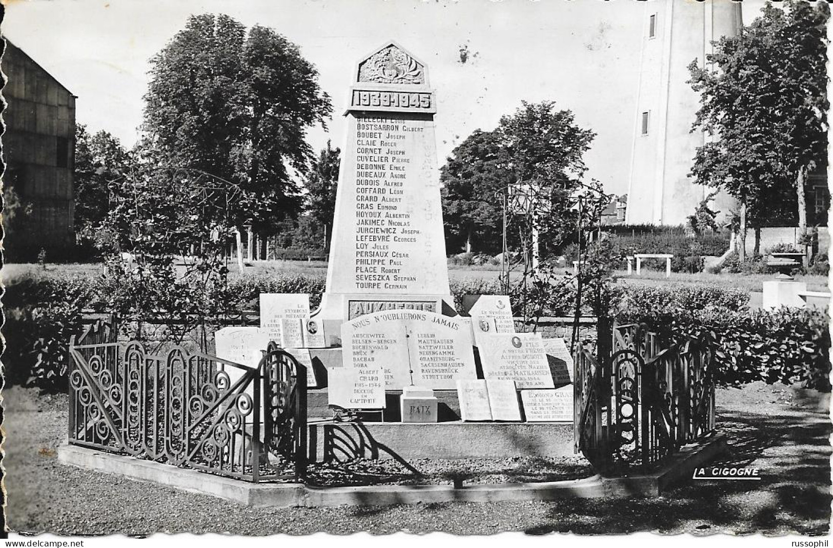 FRANCE - 59 - RAISMES - MONUMENT DE LA RESISTANCE - ED. LA CIGOGNE - 1953 - Raismes