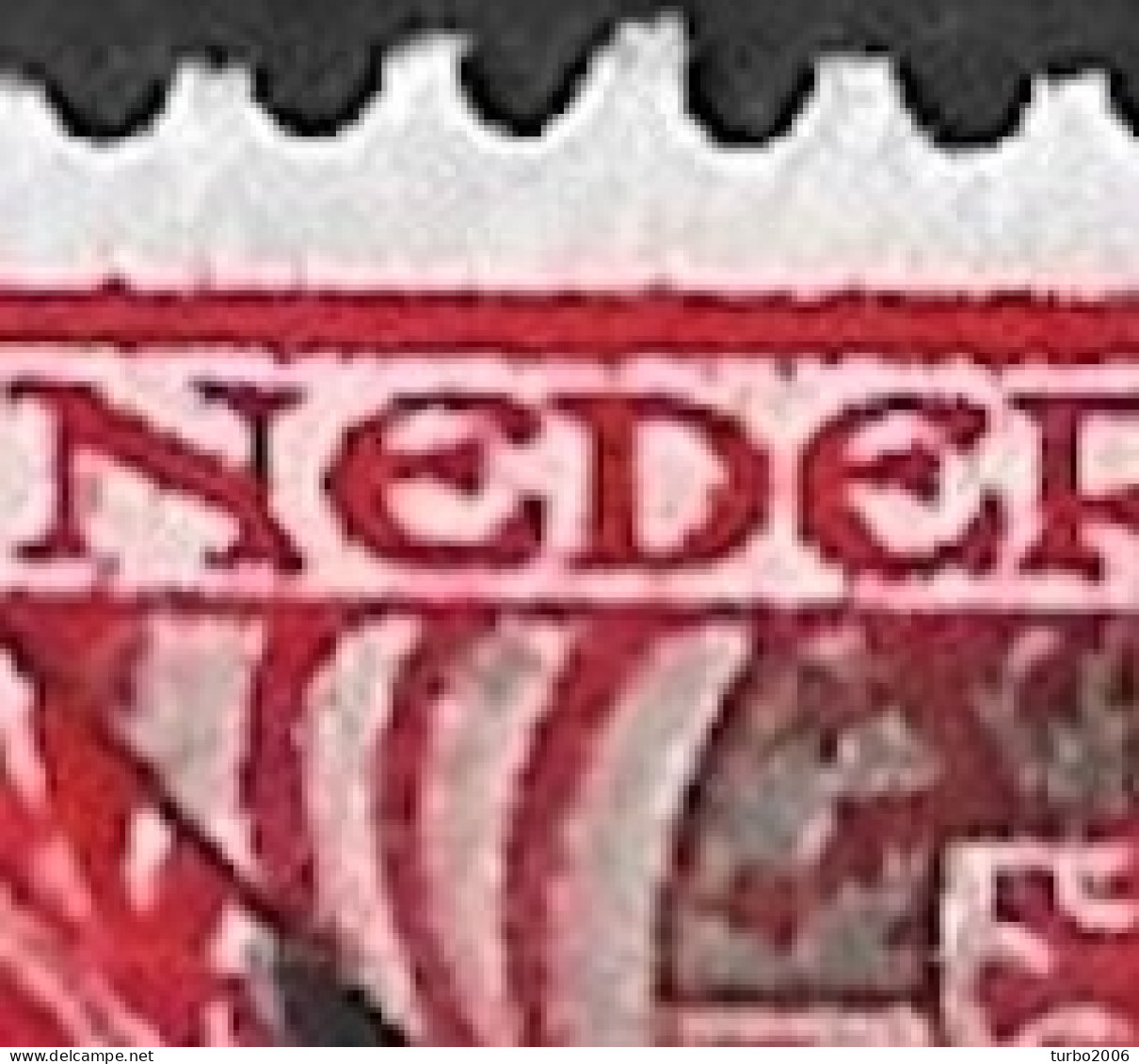 Plaatfout Vlek Onder De 1e E Van NEderland In1927 Kinderzegels 7½ + 3½ Cent Rood/zwart NVPH 210 P - Plaatfouten En Curiosa