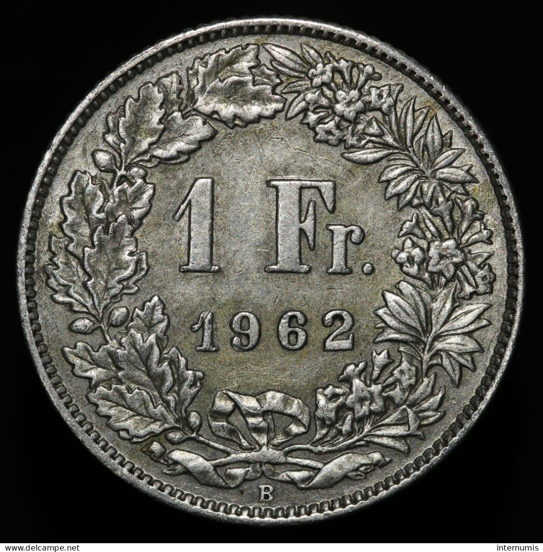 Suisse / Switzerland, 1 Franc, 1962, Argent (Silver) - Autres & Non Classés
