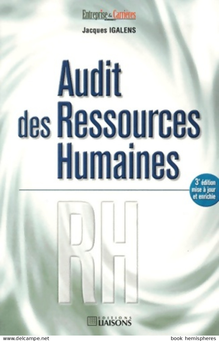 Audit Des Ressources Humaines De Igalens (2001) - Buchhaltung/Verwaltung