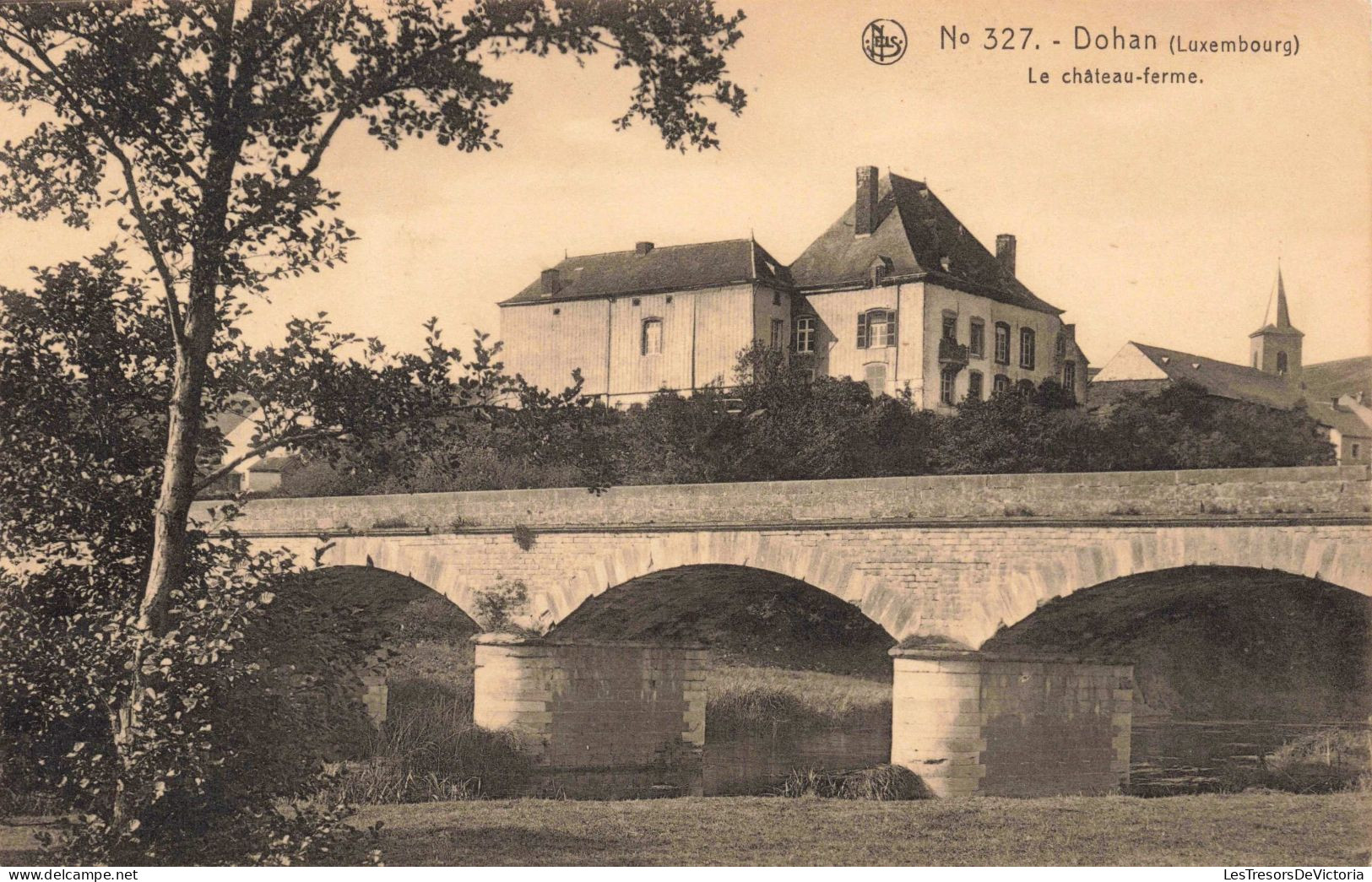 BELGIQUE - Dohan (Luxembourg) - Le Château Ferme - Pont - La Semois - Carte Postale Ancienne - Bouillon