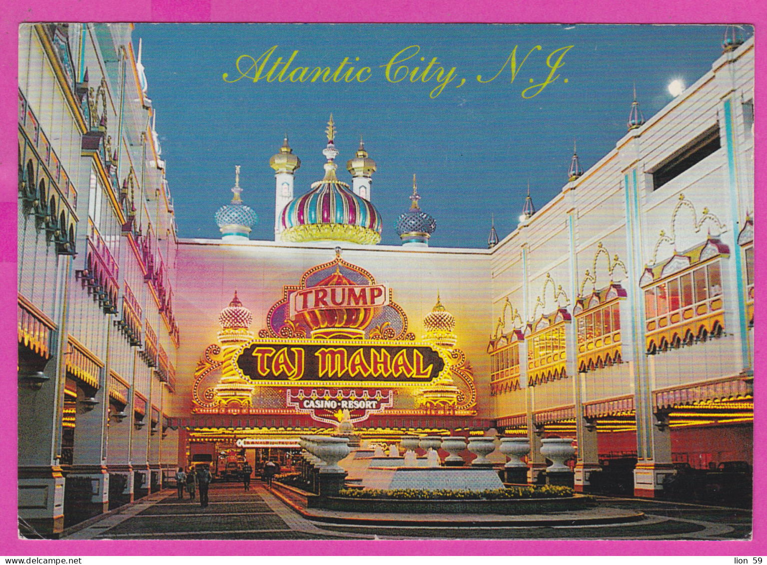 292566 / United States Atlantic City Trump Taj Mahal Casino Hotel PC USED (O) 1994 40¢ William T. Piper Aviation Pioneer - Atlantic City