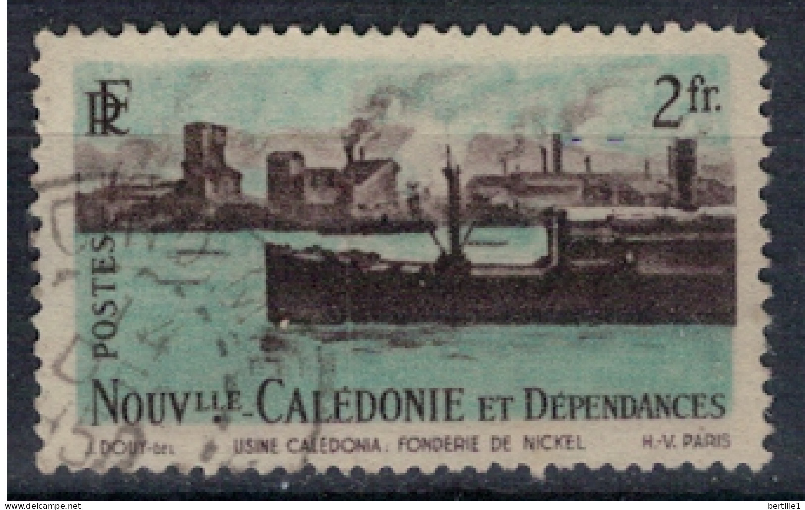 NOUVELLE CALEDONIE               N°  YVERT  268 ( 8 ) OBLITERE    ( OB 11/ 36 ) - Usados