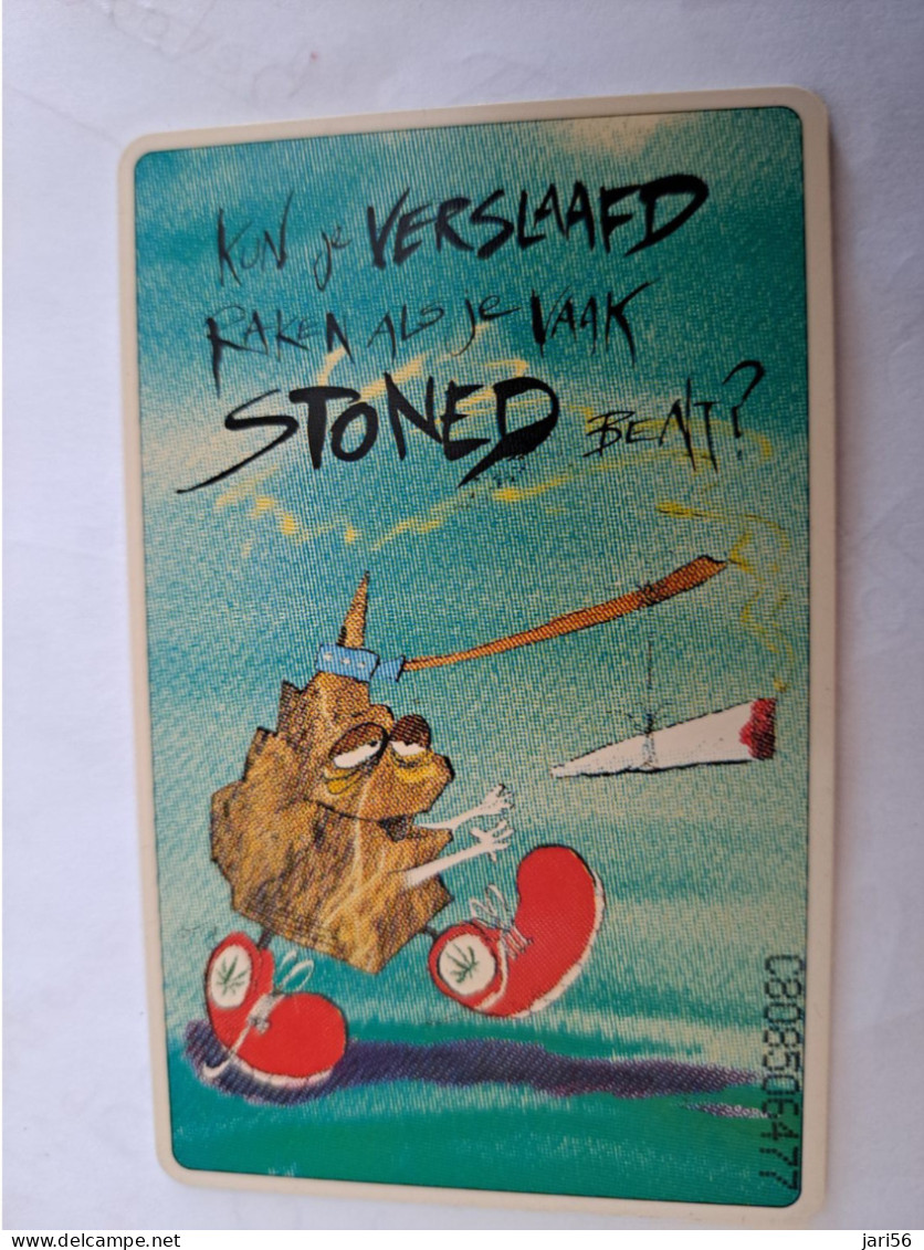 NETHERLANDS / CHIP ADVERTISING CARD/ HFL 2,50/ HASH & WIET / DRUGS/ CARTOON /  CRD 513       /MINT/   ** 14138** - Privé