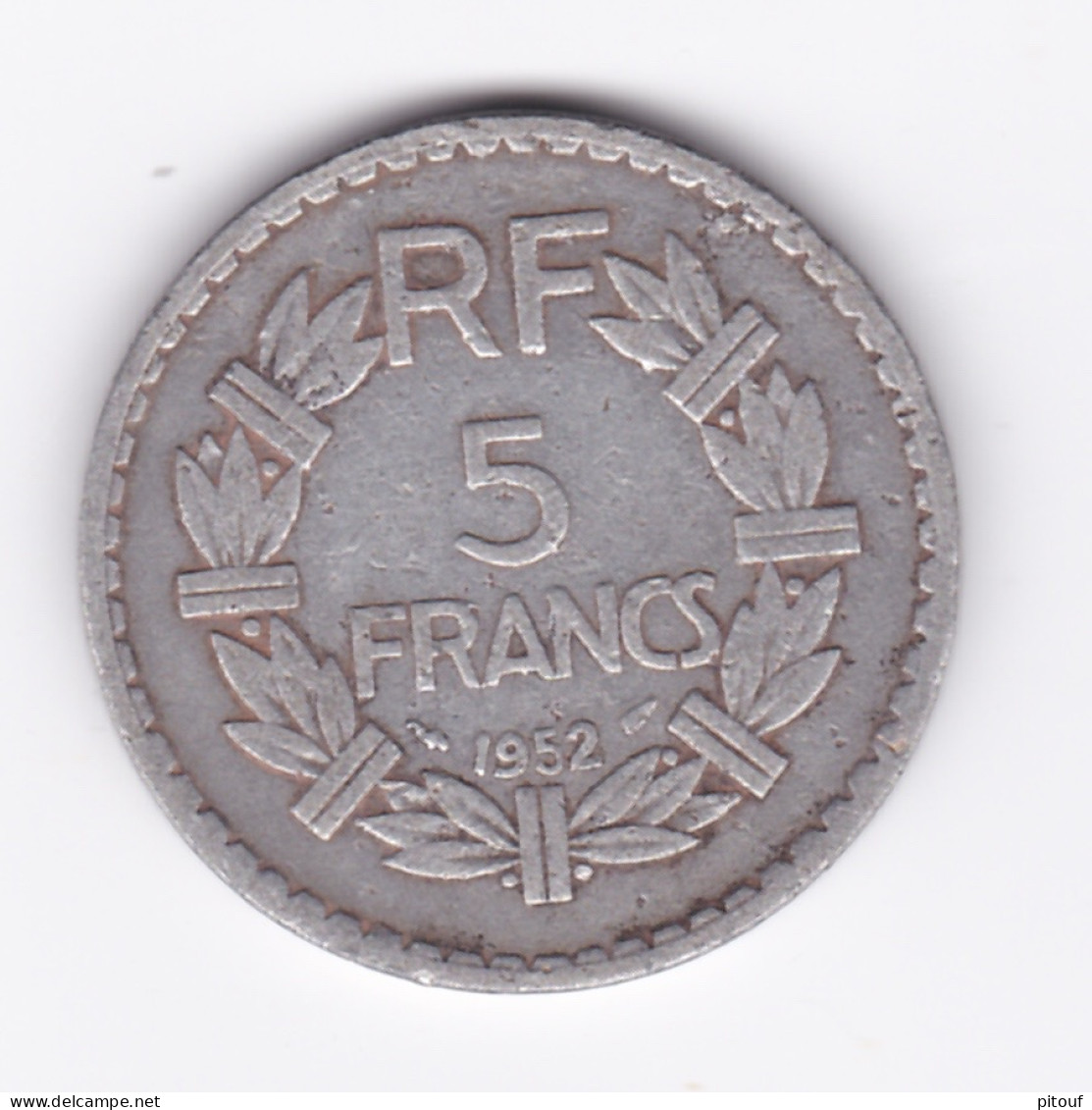 Très RARE 5 Francs 1952 Lavrillier  TTB - 5 Francs