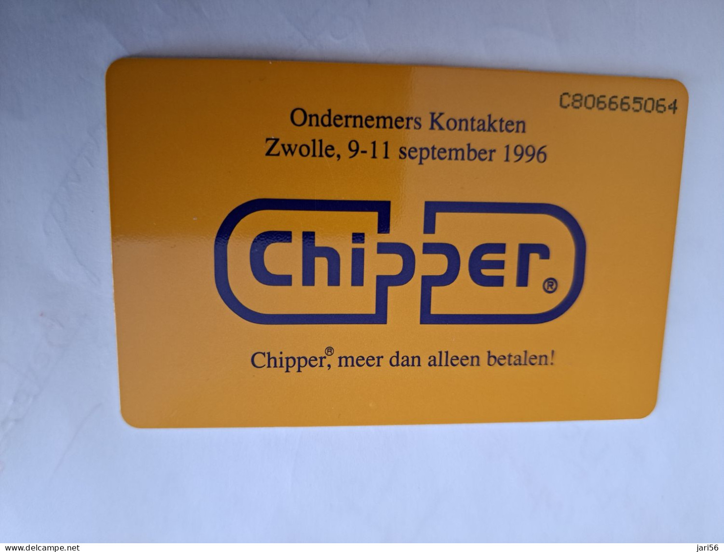 NETHERLANDS / CHIP ADVERTISING CARD/ HFL 2,50/ ING BANK ZWOLLE/ CHIPPER     /  CRD 341   /MINT /   ** 14142** - Privées