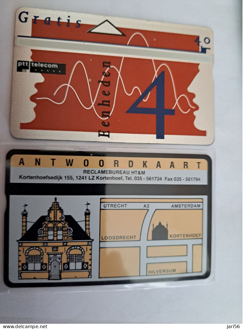 NETHERLANDS / L & G  ADVERTISING CARD/ HFL 1,00 /ANTWOORDKAART/ KORTENHOEF    /  RCZ 838  /MINT /   ** 14143** - Privé