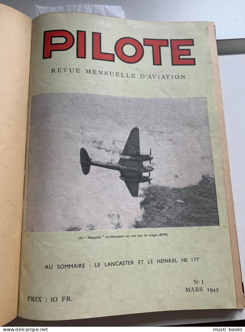 (BELGISCHE LUCHTVAART) Pilote. Revue Mensuelle D’aviation. - Aviation