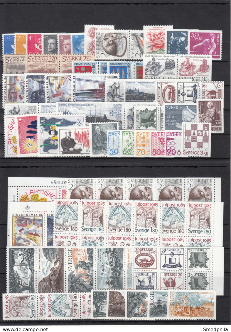 Sweden 1985 - Full Year MNH ** - Full Years