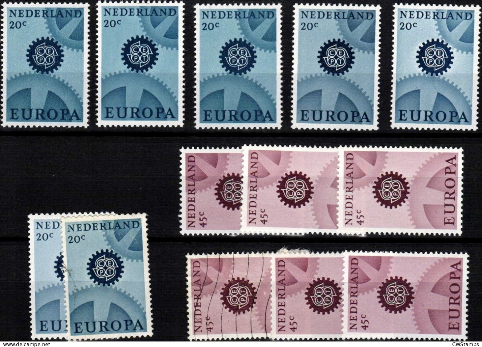 Nederland 1967 NVPH 882/83  Used Unused  Mnh   See Scan Plse - Other & Unclassified