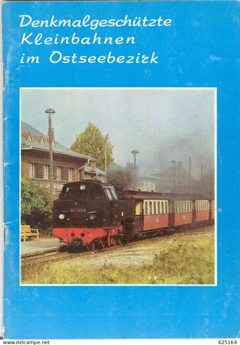 Livre Denkmalgeschützte Kleinbahnen Im Ostseebezirk DDR 1980 - German