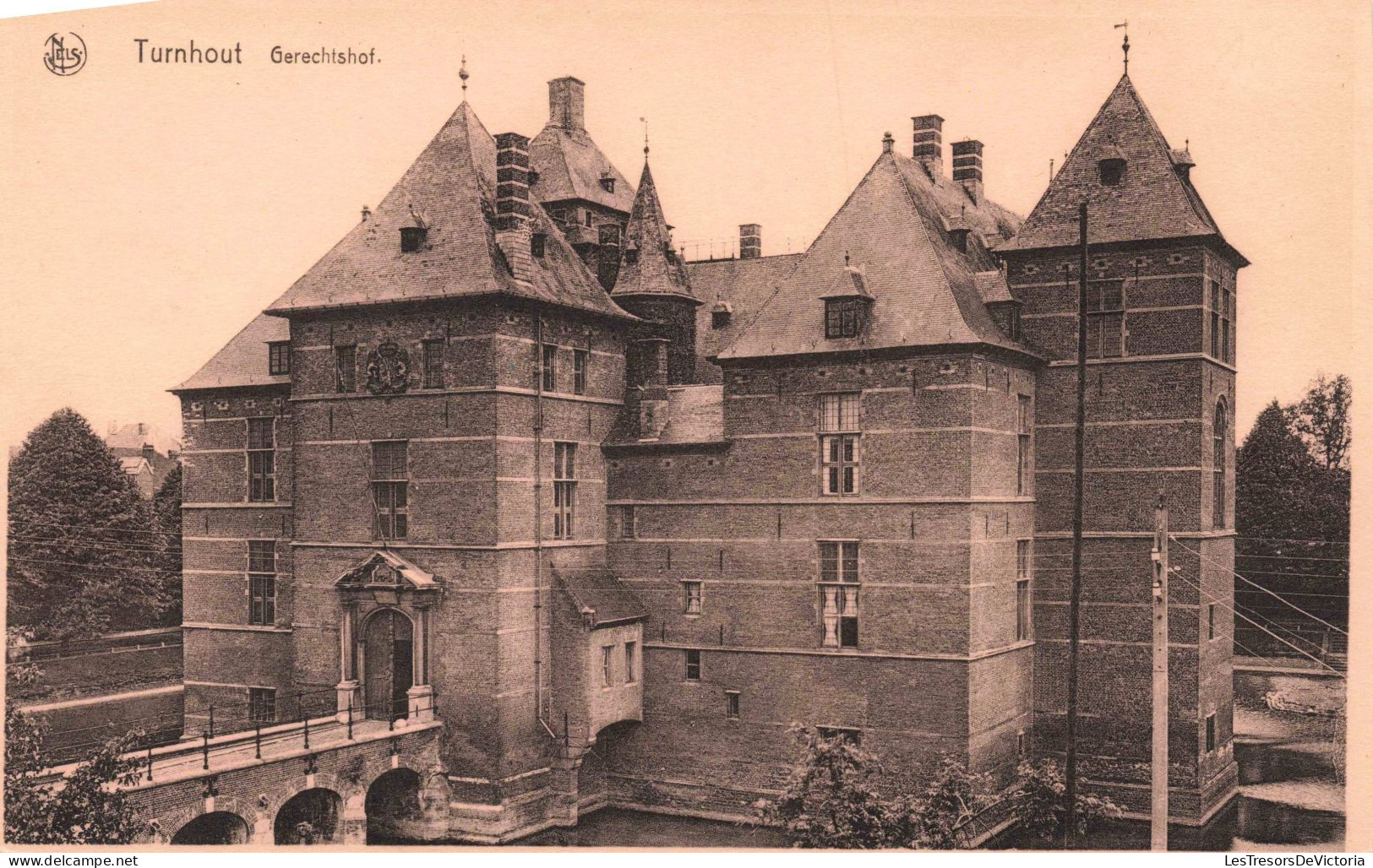 BELGIQUE - TURNHOUT - Gerechtshof - Chateau - Façade - Carte Postale Ancienne - Turnhout