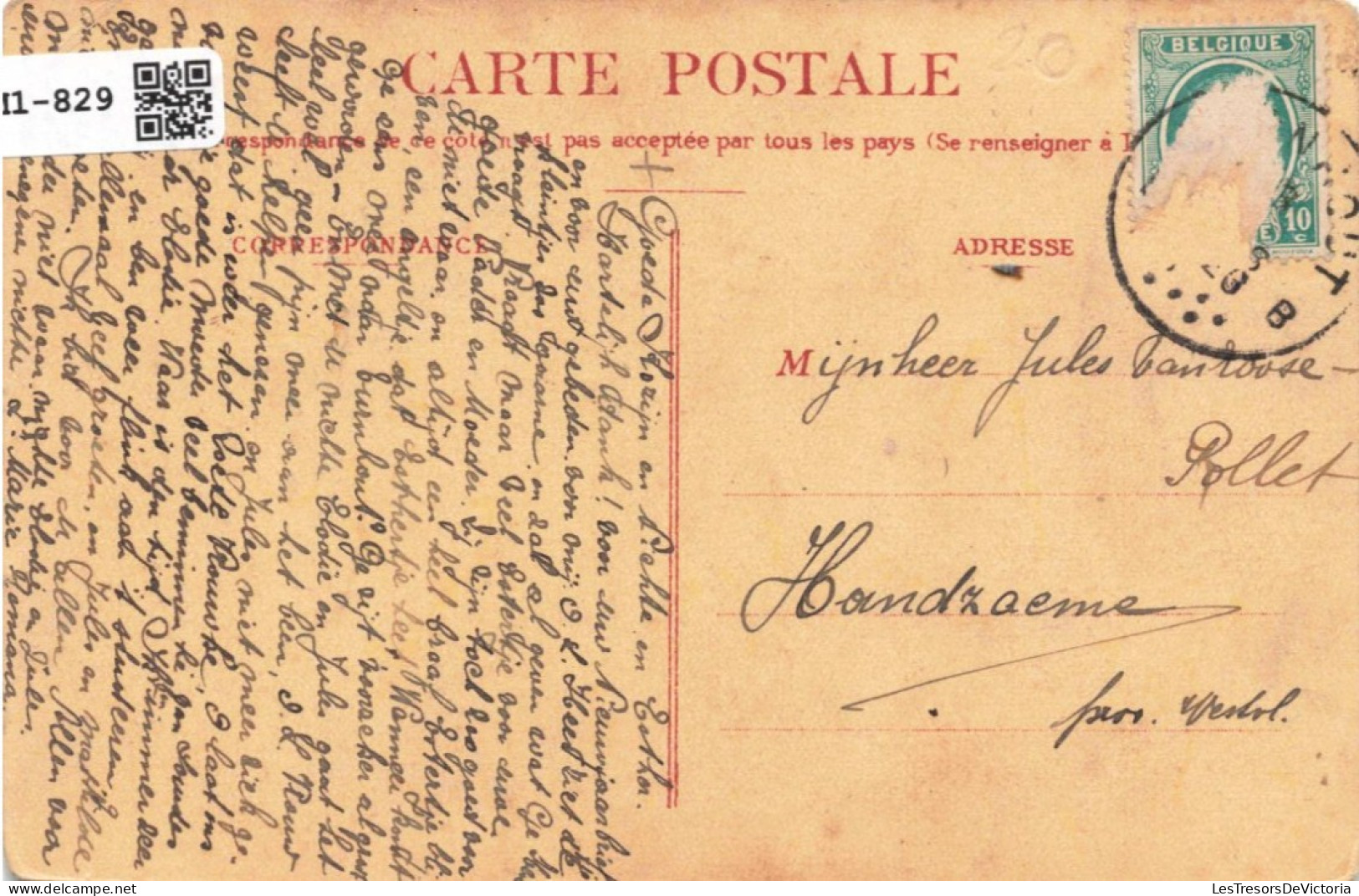 BELGIQUE - TURNHOUT - Pensionnat Du St Sépulcre - Montée Vers Les Classes - Carte Postale Ancienne - Turnhout
