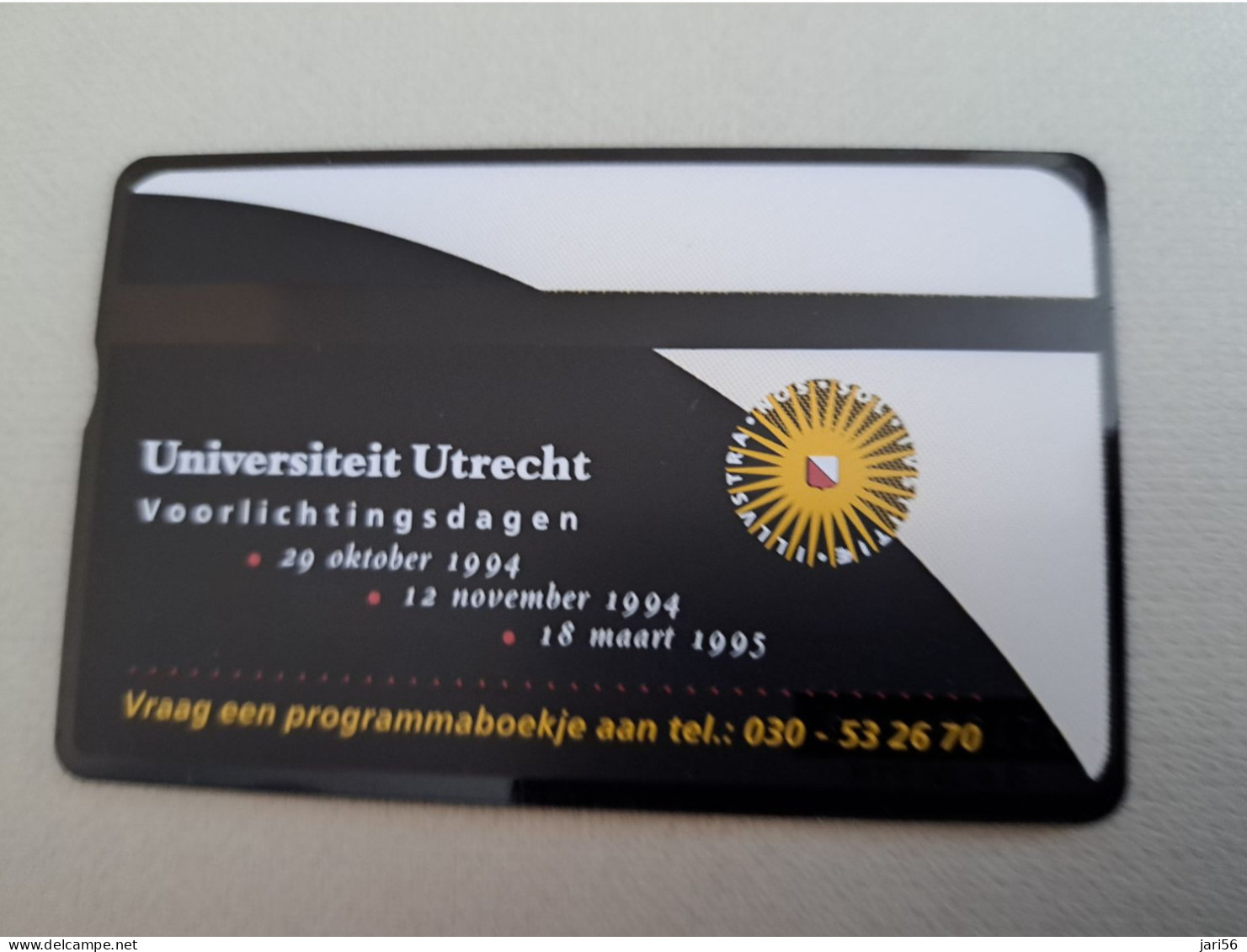 NETHERLANDS      ADVERTISING   4 UNITS  LANDYS & GYR  / UNIVERSITEIT UTRECHT/ RABOBANK / R132   USED   ** 14155** - Privé