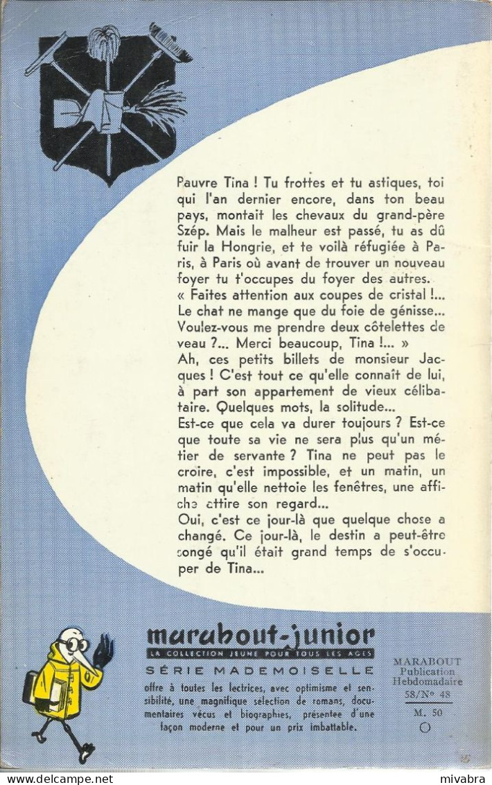 MARABOUT JUNIOR SERIE MADEMOISELLE N° 50 - MONSIEUR JACQUES - DOMINIQUE FOREL - 1958 - Marabout Junior