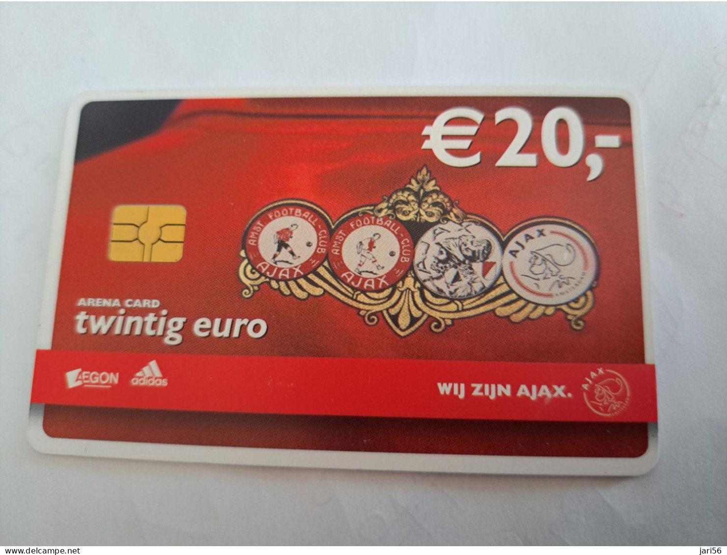 NETHERLANDS  ARENA CARD FOOTBAL/SOCCER  AJAX AMSTERDAM/     €20,- USED CARD  ** 14158** - Openbaar