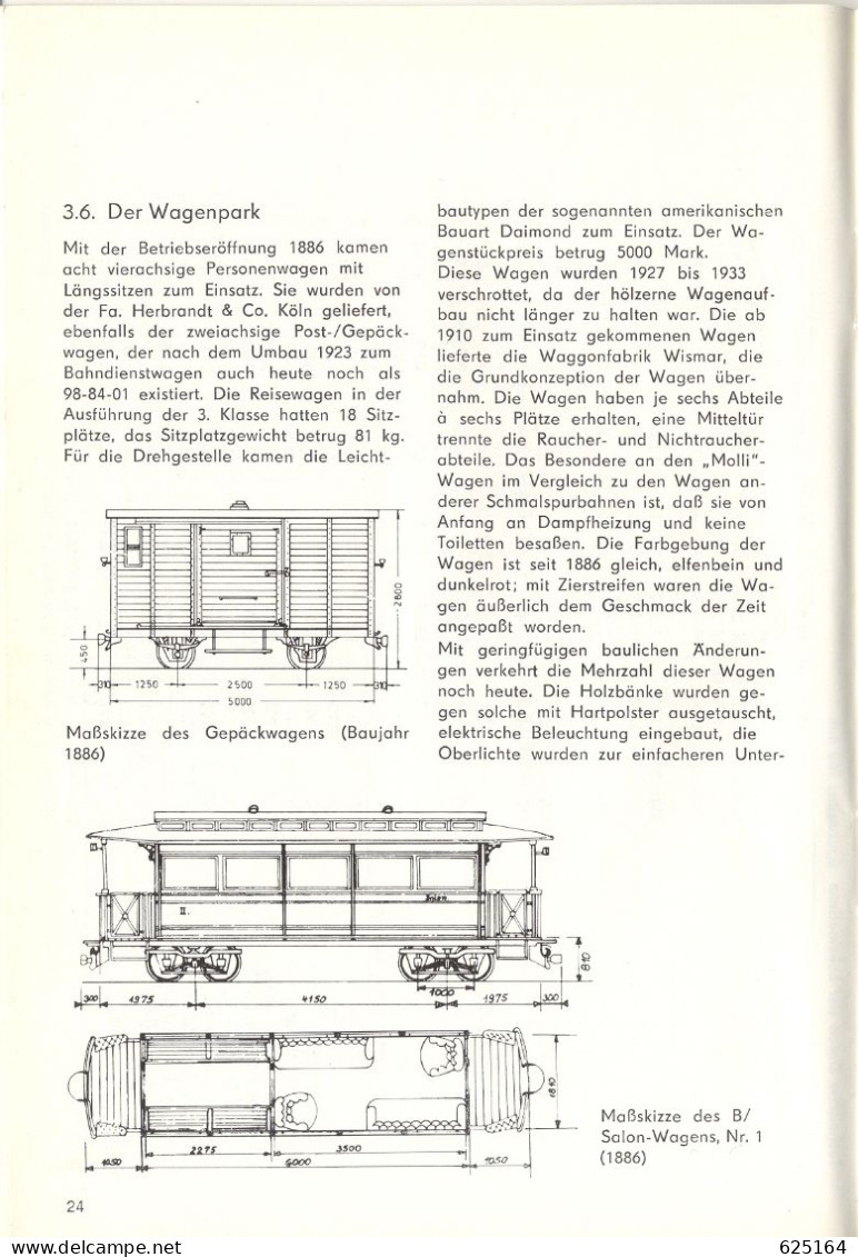 Livre Denkmalgeschützte Kleinbahnen Im Ostseebezirk DDR 1980 - German