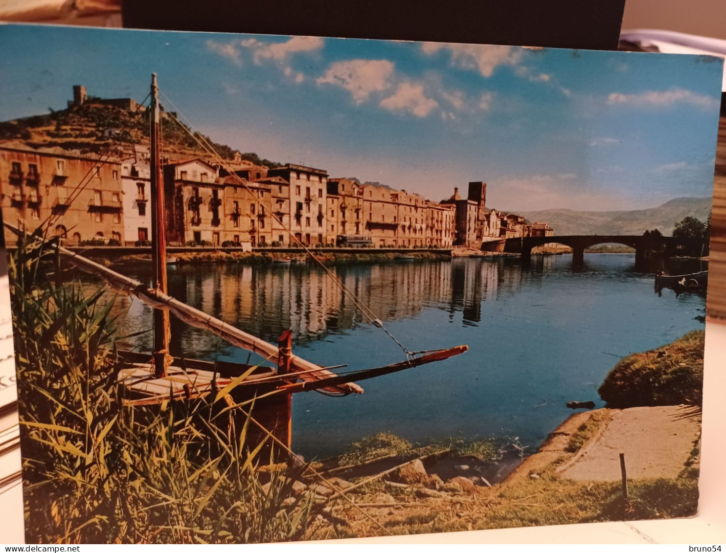 Cartolina Bosa  Provincia Oristano   ,ponte Sul Fiume Temo 1970 - Oristano