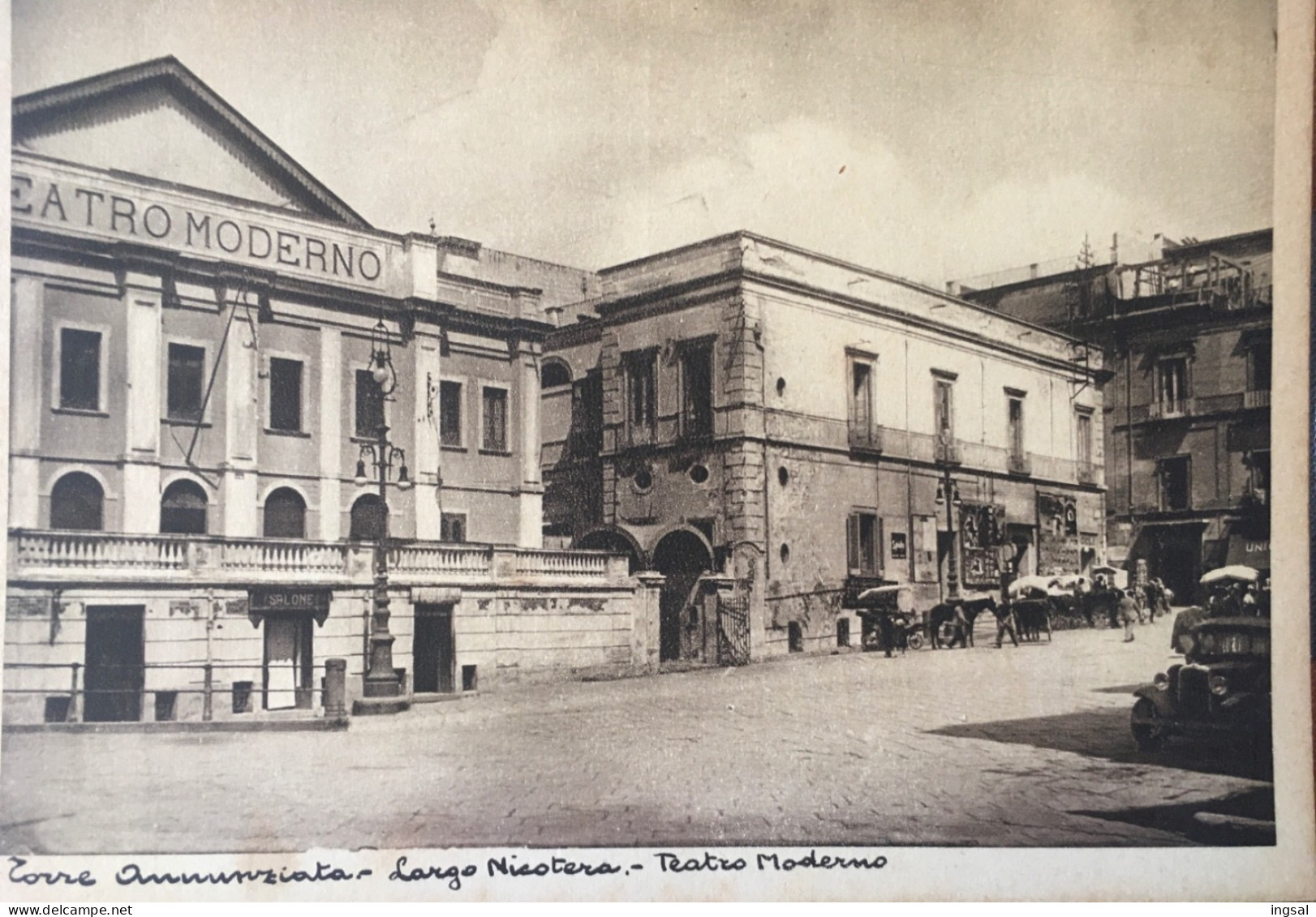 TORRE ANNUNZIATA…….Largo Nicotera, Teatro Moderno…........ed.Sorrento - Torre Annunziata