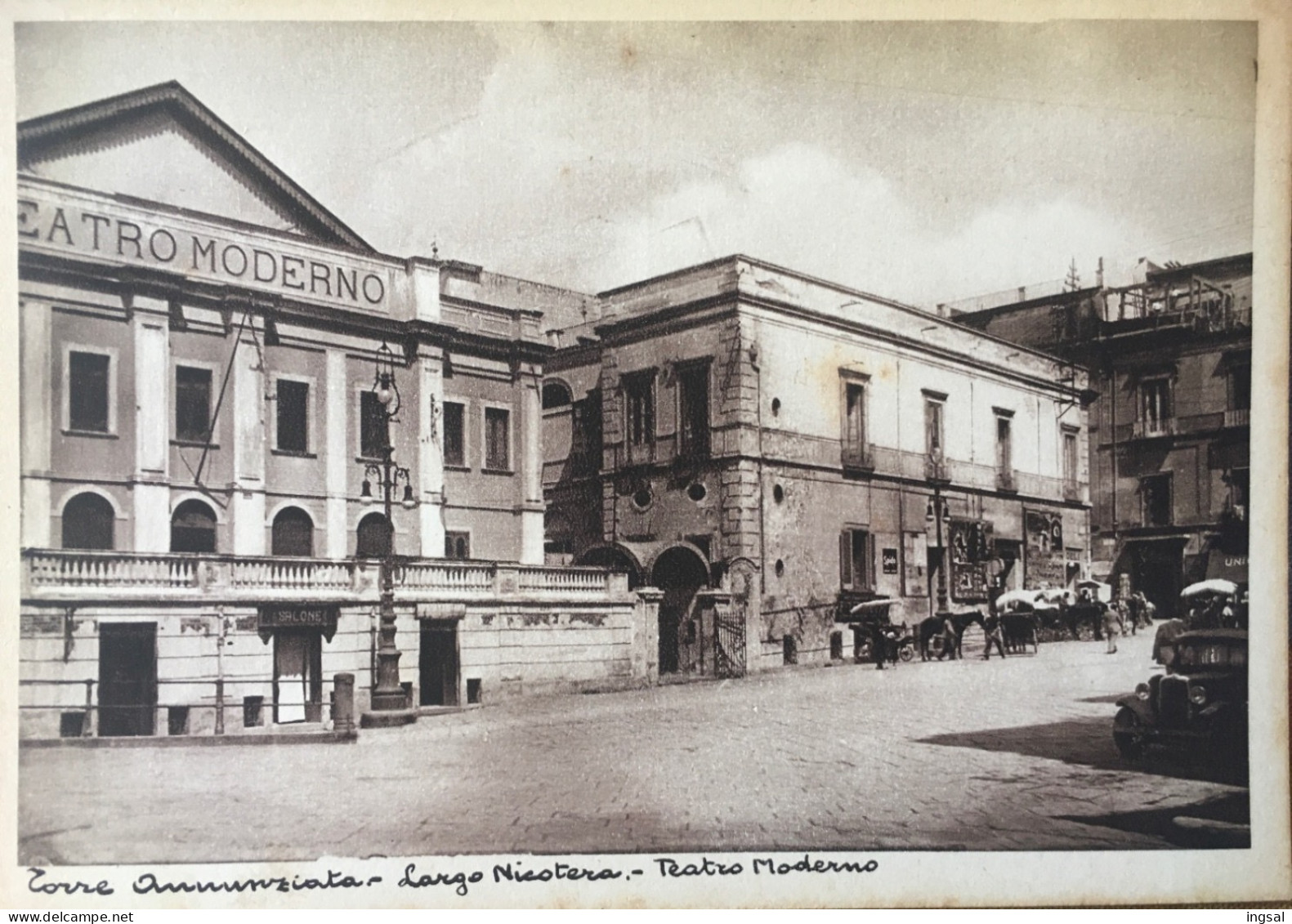 TORRE ANNUNZIATA…….Largo Nicotera, Teatro Moderno…........ed.Sorrento - Torre Annunziata