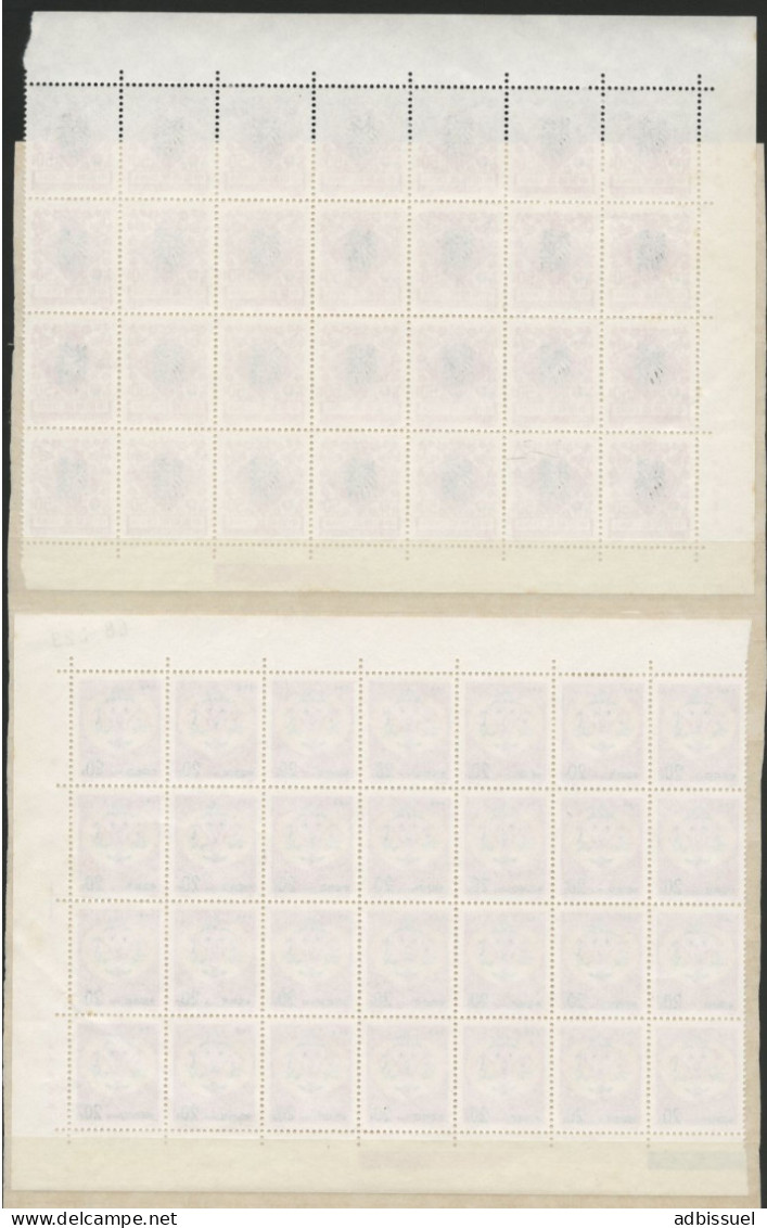 CHINA CHINE N° 3105 + 3106 (scott 2378 + 2379) 2 Sheets Of 28 Stamps. Year Of The Monckey - Ongebruikt