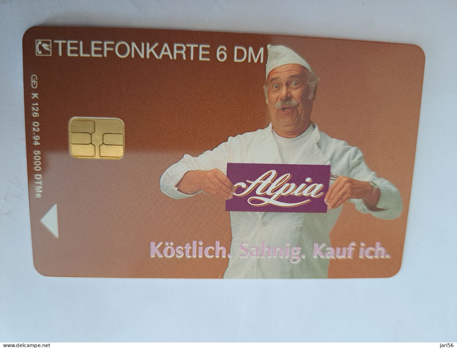 DUITSLAND/ GERMANY  CHIPCARD /ALPIA / FILM     / 5.000 EX   / 6 DM  CARD / K 126  / MINT   CARD     **14168** - S-Series: Schalterserie Mit Fremdfirmenreklame