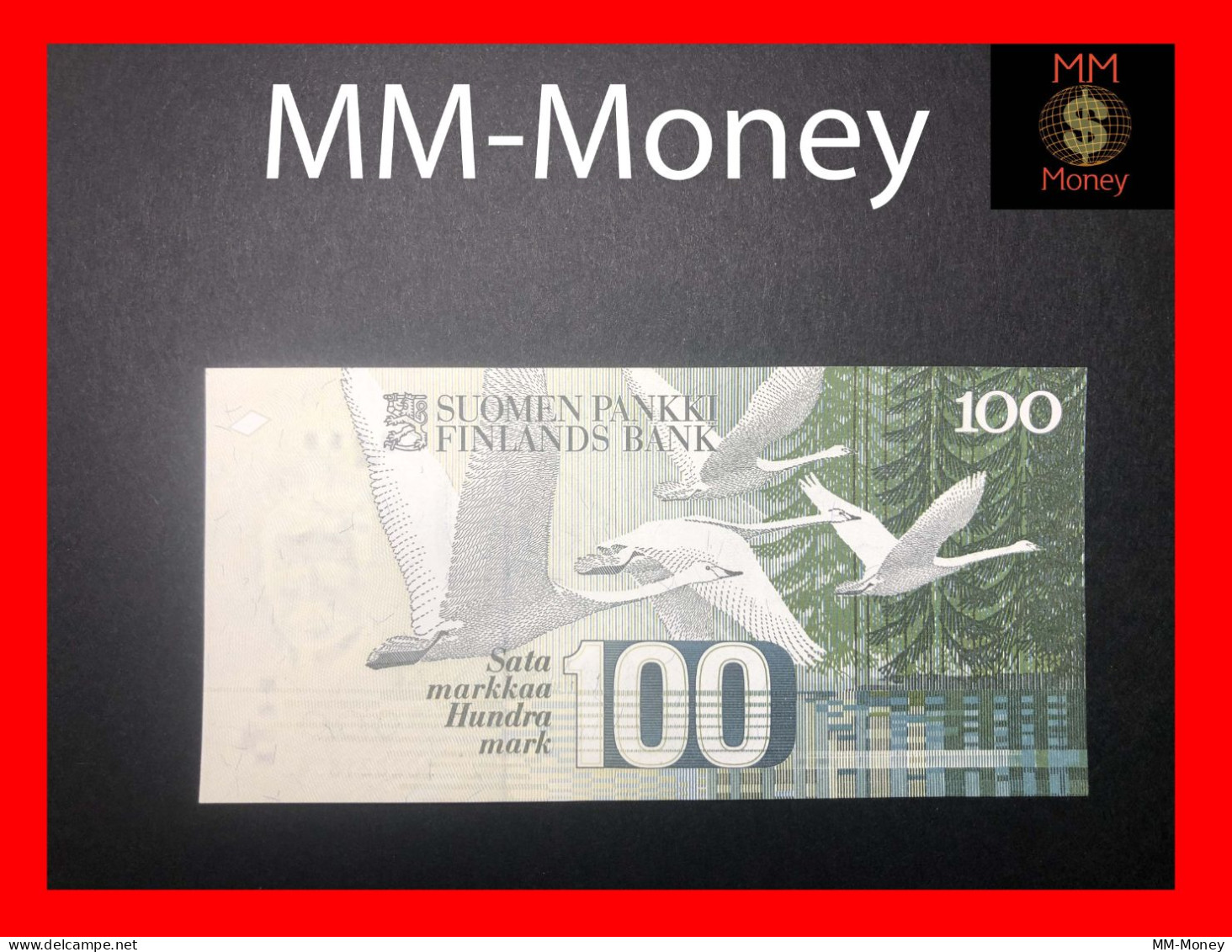 Finland 100 Markkaa 1986 P. 115   *without  Litt"  *sig. Uusivirta - Makinen*    AU - Finnland