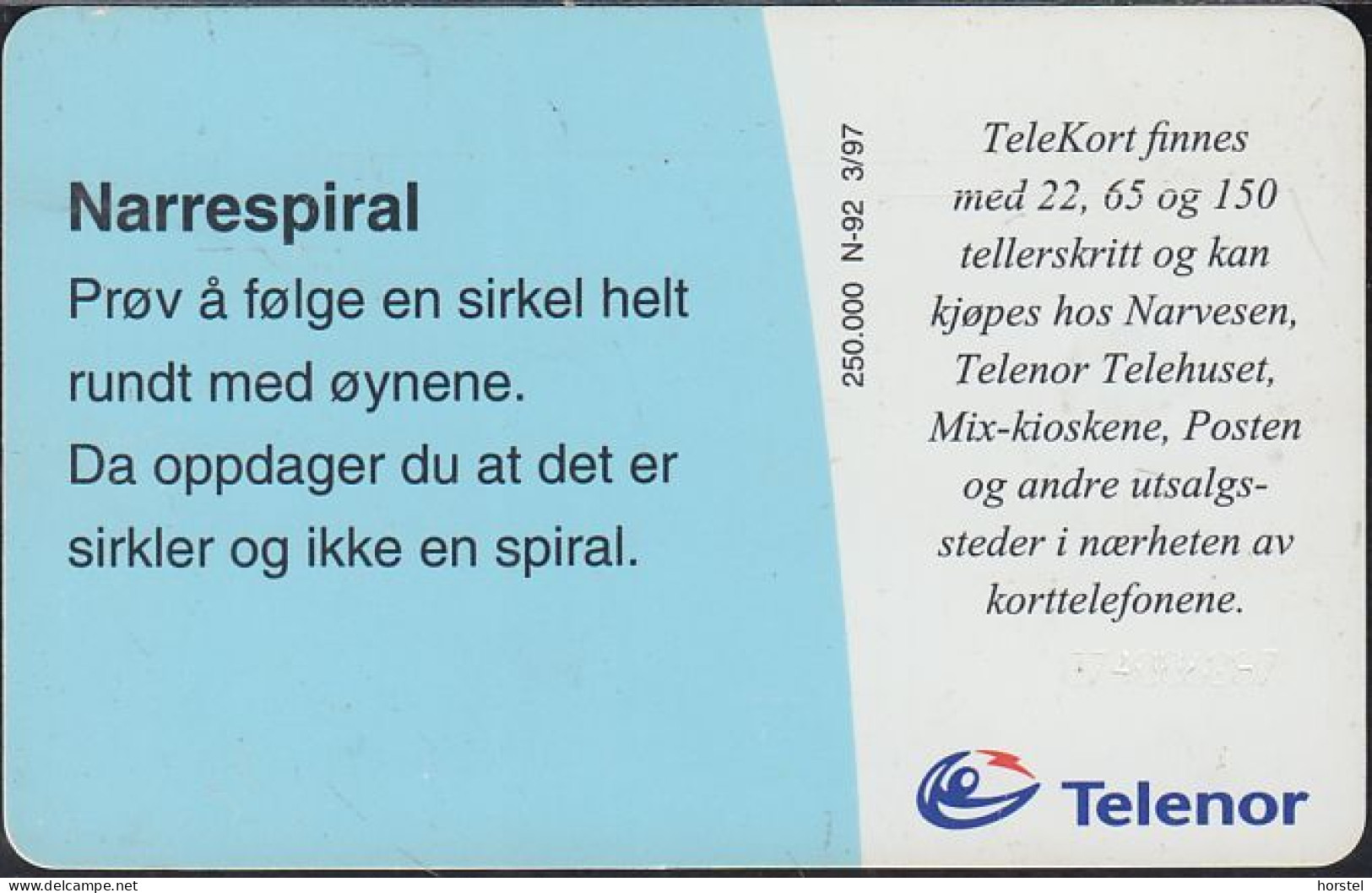 Norway - N092 - Spirale C74006287 - Norvège