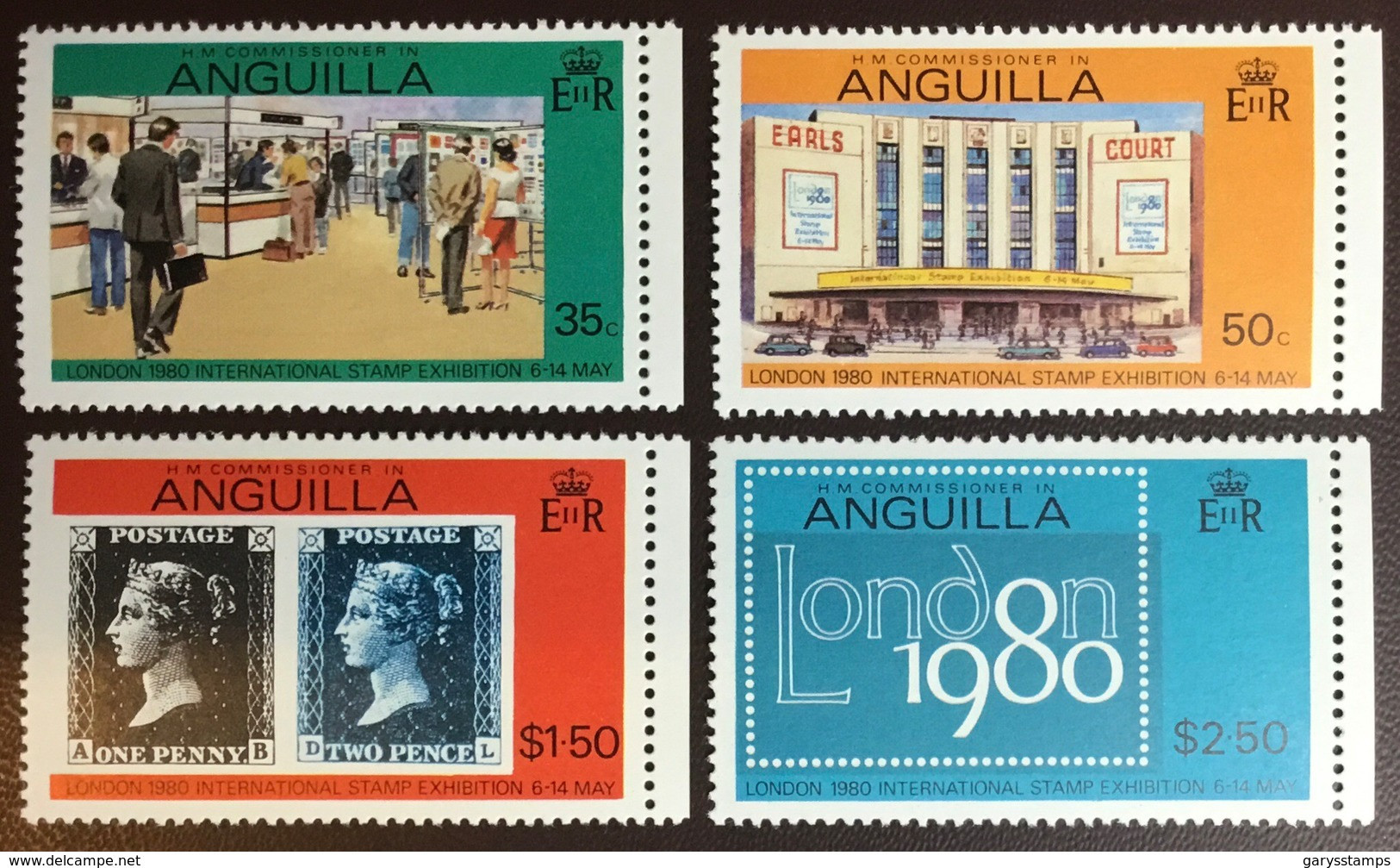 Anguilla 1979 London ‘80 MNH - Anguilla (1968-...)