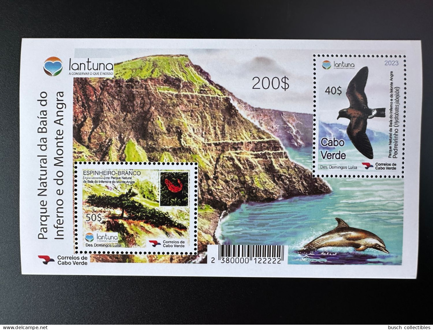 Cape Kap Cabo Verde 2023 Mi. ? S/S Parque Natural Baia Inferno Monte Angra Bird Oiseau Vogel Dauphin Dolphin Delphin - Dolfijnen