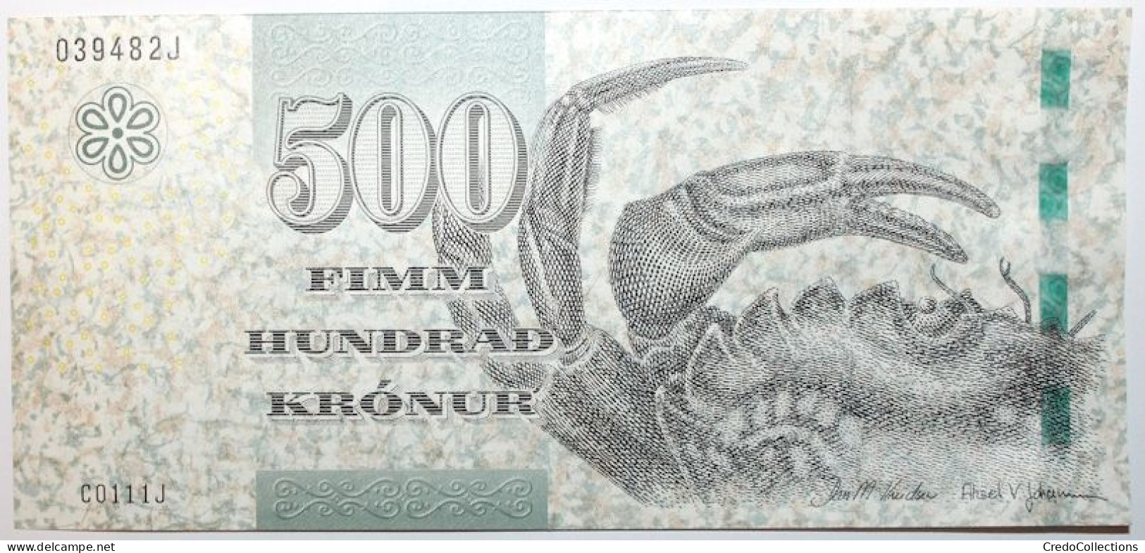Féroé - 500 Kronur - 2011 - PICK 32 - NEUF - Islas Faeroes