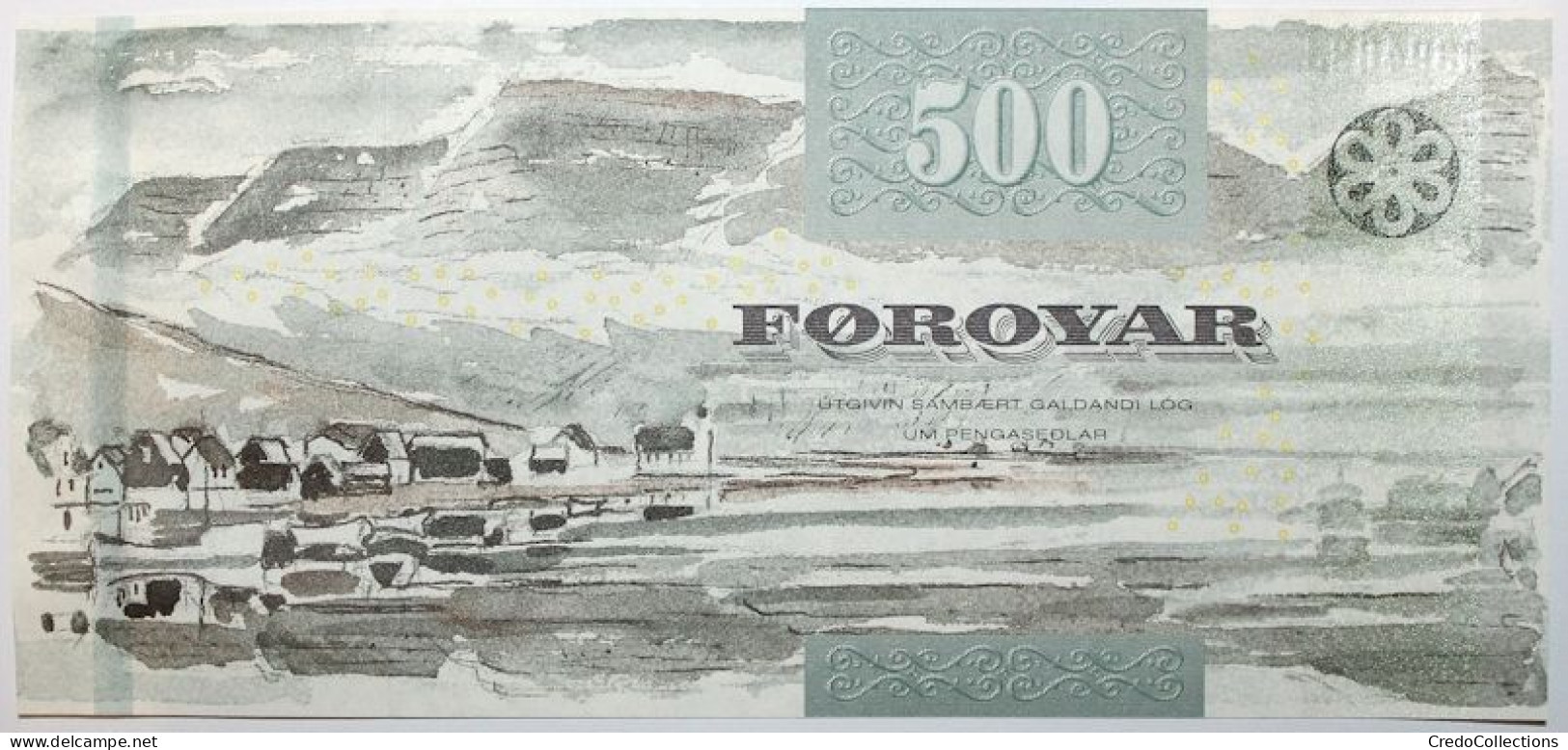 Féroé - 500 Kronur - 2011 - PICK 32 - NEUF - Islas Faeroes